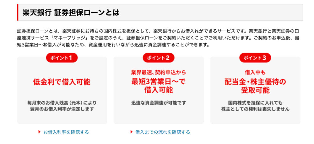 証券担保ローン